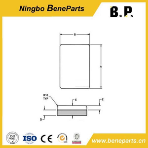 Barre di abbigliamento del secchio SB413 bordo a cupola