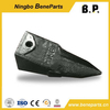  195-78-71320 Parti di macchine edili Punti di corona in acciaio legato Colata di denti per punte di escavatore bulldozer Denti di benna Strumenti di innesto a terra