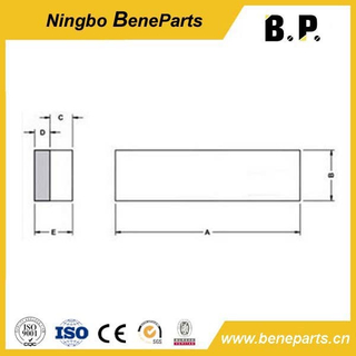 Protezione antiusura per benna DLP-160 Barra antiusura standard