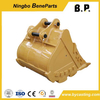 Accessorio per escavatore per macchine da costruzione da roccia PC220-7 1cbm Benna da roccia Miniera standard per impieghi gravosi Elevata resistenza all'usura