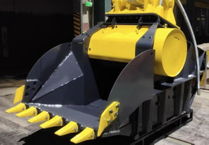 Accessorio per escavatore per macchinari da roccia da costruzione Ex1200 6.7cbm Benna da roccia Miniera standard per impieghi gravosi Elevata resistenza all'usura