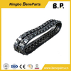 Gruppo catena cingoli per cingoli in gomma per mini escavatore, macchinari per sottocarro, lubrificati a secco, per parti di bulldozer 14X-32-07070