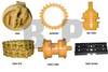 Il telaio 248-7143 del Assy del rullo Dh55 per il bulldozer parte l'escavatore della forgiata della fusione del tenditore posteriore anteriore