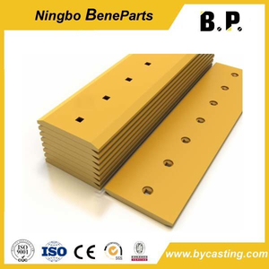 9W4495 Doppio smusso a segmento piatto Parti di macchine edili Strumenti sotterranei Grader Lama Motor Grader Acciaio al carbonio Acciaio al boro Dbf Punta tagliente