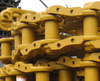 Mini escavatore Cingoli in gomma Carro 6I9914 Macchinari Lubrificati a secco Collegamento Pattini Gruppo catena cingoli per parti bulldozer D7r