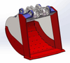 Accessorio per escavatore per macchine da roccia da costruzione Ec460 Ec360 Ec290 Ec240 Ec210 2.7cbm Benna da roccia Miniera standard per impieghi gravosi Elevata resistenza all'usura