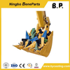 Accessorio per escavatore per macchine da costruzione da roccia PC220-7 1cbm Benna da roccia Miniera standard per impieghi gravosi Elevata resistenza all'usura