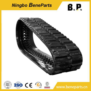 Gruppo di catene cingolate per cingoli in gomma per mini escavatore, macchinari per sottocarro, lubrificati a secco, per parti di bulldozer 300X52.5X78W