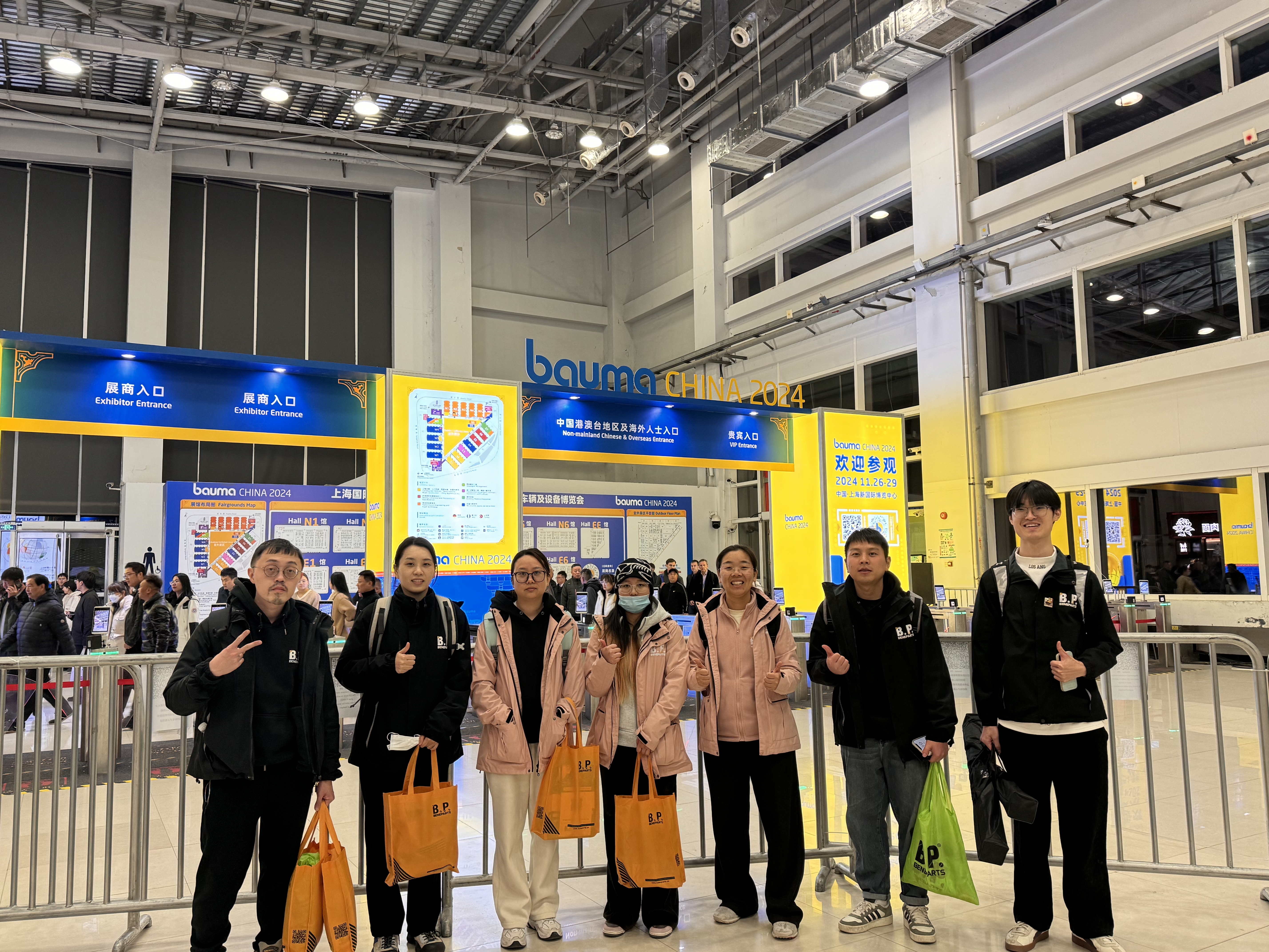 Team di vendita di Bauma China 2024-Beneparts