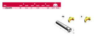 2MA20PR Perno con denti della benna