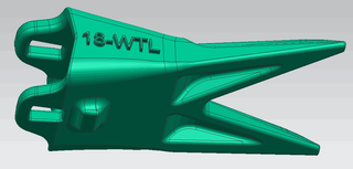 Dente di tigre doppia ESCO 18WTL 