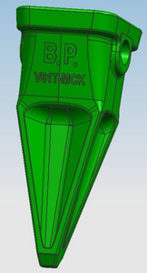 ESCO SUPER V Dente di tigre V61T-MCK 61QD-31380ED 61QD-31380VM 80T-MCK
