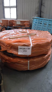 Gruppo cingoli Hitachi EX1200-7 Track Link Assy per sito minerario